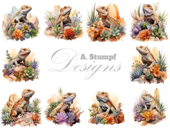 Bearded Dragon Lizard Watercolor Clipart: A Designer’s Review for Real Client Projects