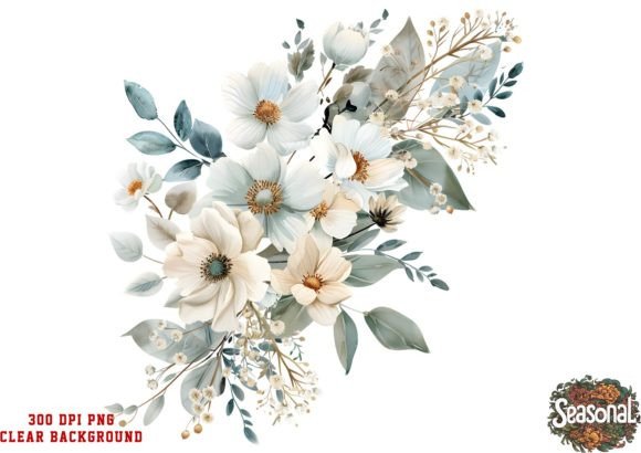 Watercolor Floral Bouquet PNG: A Fresh Illustration for Modern Branding