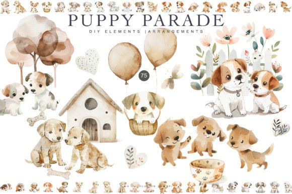 Watercolor Puppy Nursery Illustrations: A Seller’s Review for Etsy & Digital Product Creation