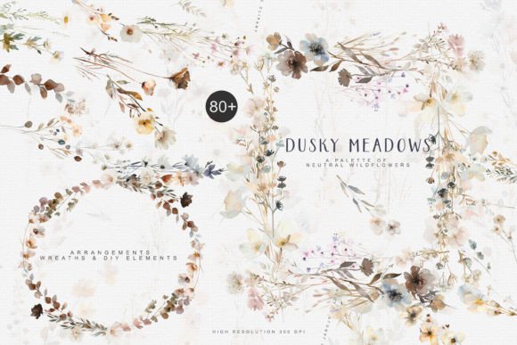 Watercolor Wildflowers Digital Clipart: A Designer’s Honest Review for Real Embroidery Use